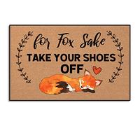 Tapis De Douche pour l'amour du Ciel, Enlève Tes Chaussures ! Paillassons De Porte Absorbant Paillasson Lavable en Machine Paillasson Intérieur pour Chambre Porte Extérieur 40X60Cm