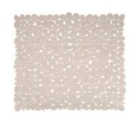 MSV Tapis de Douche PVC Galets-53x53 cm-Beige, 100%, 53 x 53 x 15 cm