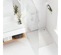 Tapis de douche RAYEN - Caoutchouc antidérapant - 50 x 50 cm - Blanc