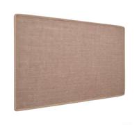 Tapis de Douche Texture Gaufree pour lin Absorbant Tapis de Douche(Brown)