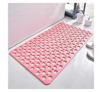 Tapis de Douche, Ventouses Fortes, Drainage sans Laisser de saleté, adaptées à Une Utilisation dans Les baignoires et douches d'hôtel(Pink,120 * 80cm)