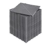 VEVOR Tapis de drainage emboîtable, 310x310 mm, dalles de sol de drainage modulaire emboîtable, 24 pcs, coussin de sol à épisser en PP antidérapant gris, tapis de douche, pour garage, jardin, cuisine