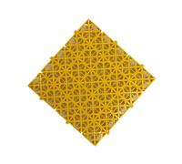Tapis De Drainage Modulaires For Garage, Dalles De Sol Emboîtables For Garage, Revêtement De Sol Antidérapant For Station, Capacité De Charge De 5 000 Kg(Yellow,16 pieces)