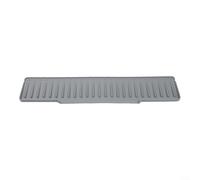 Tapis de drainage pour périmètre d'évier fabriqué à partir d'un composé de silicone stable et formé avec une transition subtile des bords pour une intégration naturelle (gris, 50 x 10 cm)