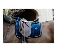 Kentucky Horsewear Tapis de Selle de Dressage "Velvet Basic" - navy