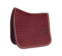 Kentucky Horsewear Tapis de Selle de Dressage "Velvet" - Bordeaux