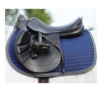 Tapis de dressage pour cheval Bucas Show-Line Bleu TU