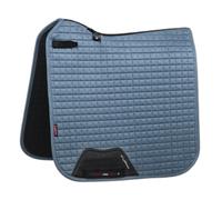 LeMieux Prosport Tapis de Selle carré en Daim L Bleu Glace