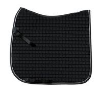 Tapis de dressage pour cheval en cotton silver Eskadron Noir Dressage