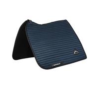 Tapis de dressage pour cheval en daim rayé Acavallo Bleu TU