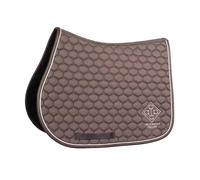 Tapis de dressage pour cheval Grooming Deluxe Show Jumping Marron Full