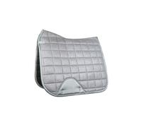 Tapis de dressage pour cheval HKM Glitter Mesh Gris Poney/CSO