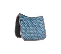 Tapis de dressage pour cheval HKM Golden Bit Bleu Poney/CSO