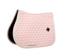 Kentucky Horsewear - Tapis de selle avec corde tressée - Chabraque - Saut - rose clair