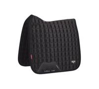 LeMieux Loire Tapis de Selle carré en Satin Classique Noir, Mixte, 5179, Noir, L