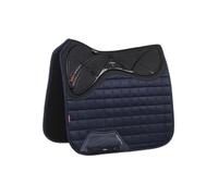 LeMieux Dressage X-Grip Tapis de Selle carré en Silicone - Tapis de Selle pour Chevaux - Équipement et Accessoires d'équitation (Marine - L)