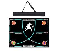 Tapis de dribble de basket-ball - Entraîneur silencieux en caoutchouc pour améliorer les compétences, équipement d'entraînement athlétique en intérieur, Coussinet + bandoulière, Refer to description