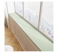 tapis de fenêtre Coussins décoratifs pour rebords de fenêtre, tapis en terre de diatomées avec support antidérapant, laissez le rebord de fenêtre ne plus être froid(Light Green,23.6x23.6in/60x60cm)