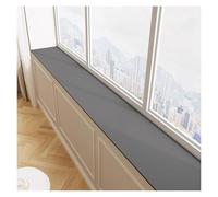 tapis de fenêtre Coussins décoratifs pour rebords de fenêtre, tapis en terre de diatomées avec support antidérapant, laissez le rebord de fenêtre ne plus être froid(Dark Grey,5.9inx9.5ft/15x290cm)