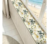 Tapis de Fenêtre en Terre de Diatomées, Antidérapant, Absorbant Séchage Rapide, Coussin Doux pour Cuisine Salle de Bain(20 x 290cm/8 x 114in)