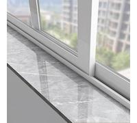 Tapis de FenêTre Papier Rebord Fenêtre À Décoller À Coller, Papier Peint Blanc Brillant, Auto-adhésif Brillant, Papier Comptoir Imperméable Amovible Étagère/intérieur(G,LXW 16ftx15.7in/5mx40cm)