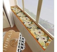 Tapis de FenêTre Tapis Absorbant en Terre de Diatomée, Coussin de Rebord de Fenêtre Anti-poussière, Tapis Griffoir pour Baie Vitrée, pour Chats(Style C,56x6in(142x15cm))