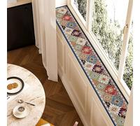 Tapis de FenêTre Tapis Étroit Antidérapant en Terre de Diatomées, Coussin de Rebord de Fenêtre Lavable et Anti-poussière, Protection de Siège Découpable(Style C,56x16in(142x41cm))