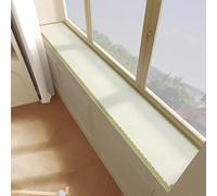 Tapis de FenêTre Tapis Étroit en Terre de Diatomée, Découpable Protection de Rebord de Fenêtre Absorbante et Antidérapante Coussin(Style B,56x14in(142x36cm))