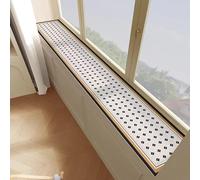 Tapis de FenêTre Tapis Étroit en Terre de Diatomée, Découpable Protection de Rebord de Fenêtre Absorbante et Antidérapante Coussin(Style C,56x14in(142x36cm))