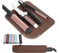 Tapis De Fer À Friser En Silicone Résistant À La Chaleur Pour Fer À Lisser Et Autres Outils De Coiffure (30,5 X 22,9 Cm)[FER9230724]