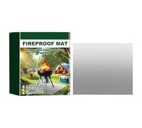 Tapis de feu de camp, tapis de barbecue extérieur : protecteur de tapis fiable et résistant hautes températures, couverture ignifuge portable pliable pour extérieur, terrasse, jardin