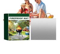 Tapis de feu de camp - Tapis de feu de camp - Portrait pour chauffage de terrasse, foyers de camp, feux de camp | Tapis de feu durable pour