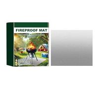 Tapis de feu de camp, tapis de feu de camp, tapis ignifuge sous le brasero Tapis de barbecue de camping, tapis ignifuge résistant hautes températures, tapis