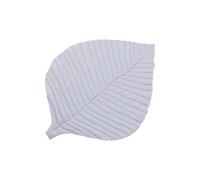 Tapis de feuilles gris 100X100