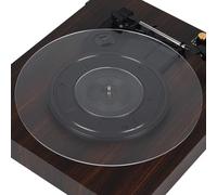 Tapis de feutrine en acrylique pour tourne-disque : 30,5 cm, accessoires pour tourne-disque antistatique, amélioration de la qualité du son, réduction du bruit (transparent)