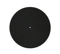 Tapis de Feutrine en Laine pour Platine Vinyle Anti-Vibrations, Glisser Statique, Réduit la Statique, Fournit Une Réponse des Basses Plus Serrée pour Le Tourne-Disque LP