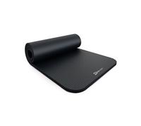 HOP-Sport® Tapis de Fitness antidérapant 190 x 60 x 2 cm, Tapis Pilates Yoga et Gymnastique avec Sangle de Transport en Mousse NBR pour Entraînement à la Maison, Doux pour la Peau, Noir