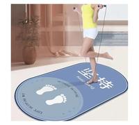 Tapis de fitness en diatomite - Tapis de gymnastique - Insonorisant - Absorbant les chocs - Antidérapant - Bleu - 80 x 160 cm