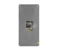 HMS Fitness Tapis de fitness MFK02 antidérapant 120×60 cm 2 cm Gris-noir à trous TPE/EVA
