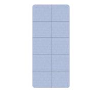 Tapis de fitness pliable pour exercices au sol - Tapis d'exercice antidérapant portable de 6 mm pour l'extérieur, la maison, les voyages et la méditation - Amateurs de yoga