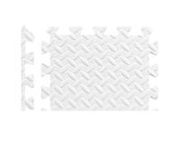 Tapis de Fitness Puzzle, Sol for Salle de Sport, d'exercice en Mousse EVA emboîtable Tapis de Gymnastique Puzzle(White,24pcs-30x30cm)