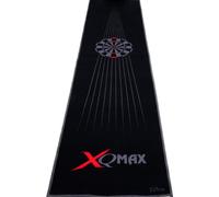 Tapis de fléchettes 237 x 60 cm avec motif au choix Tapis de fléchettes avec ligne de lancer Gris noir rouge bleu Tapis de tournoi (tapis de fléchettes noir/rouge 237 x 60 cm)