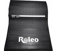Tapis de fléchettes Roleo antidérapant noir avec marquage de distance