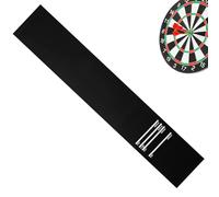 Tapis de fléchettes - Tapis de sol en caoutchouc avec zone de lancer | Antidérapant, protecteur et amortisseur | 4 distances de lancer | Idéal pour femmes, famille, adultes, salle de jeux, salon ou ba