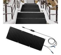 Tapis de Fonte de Neige d'extérieur avec Cordon d'alimentation - Coussinets Chauffants antidérapants en Caoutchouc for escaliers, allées et trottoirs(40x120cmx1Pcs)