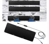 Tapis de fonte de neige for allées et escaliers extérieurs - Patins antidérapants en caoutchouc avec cordon d'alimentation for l'hiver(40x120cmx1Pcs)