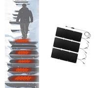 Tapis de Fonte de Neige for allées et escaliers extérieurs - Tapis de Fonte de Neige antidérapant en Caoutchouc avec Cordon d'alimentation et câble de raccordement(30x90cmx3Pcs)