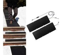 Tapis de fonte de neige pour escaliers, tapis d'extérieur chauffants pour allées, tapis chauffants électriques en caoutchouc antidérapant, tapis de fonte de la neige pour escaliers, marches, allées