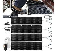 Tapis de fonte de neige pour escaliers, tapis d'extérieur chauffants pour allées, tapis chauffants électriques en caoutchouc antidérapant, tapis de fonte de la neige pour escaliers, marches, allées