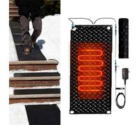 Tapis de fonte de neige pour escaliers, tapis d'extérieur chauffants pour allées, tapis chauffants électriques en caoutchouc antidérapant, tapis de fonte de la neige pour escaliers, marches, allées